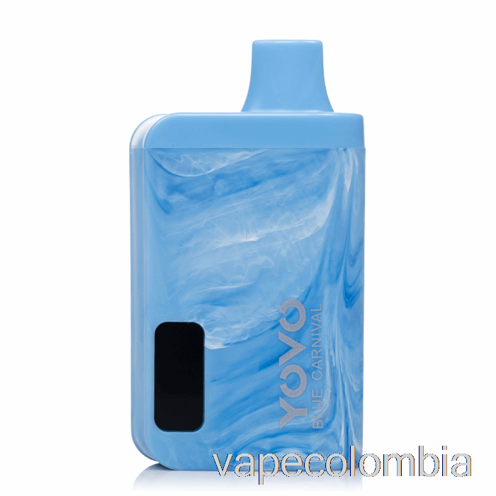 Kit Vape Completo Yovo Jb8000 Desechable Carnaval Azul